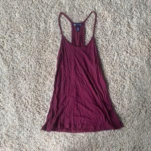 Maroon tank top